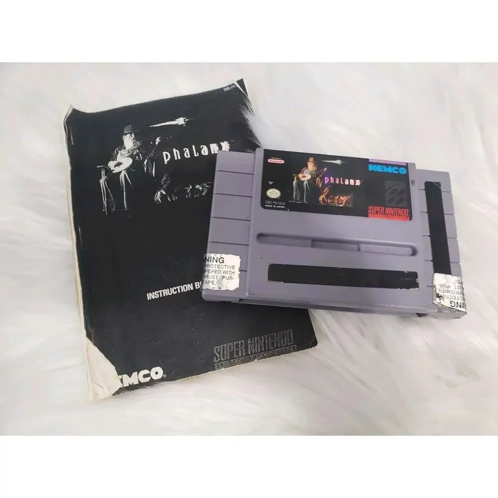 Phalanx (Super‎ Nintendo Entertainment System SNES, 1992)Authentic Cartridge